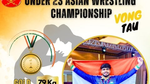 Indian Army hails wrestlers’ medal haul at U-23 Asian Championship