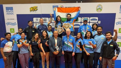 Indian shooters shines bright in Munich, returns home with two gold and two bronze