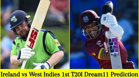 IRE vs WI 1st T20 Dream11 Prediction: पॉल स्टर्लिंग या शाई होप, किसे बनाएं कप्तान? यहां देखें Fantas
