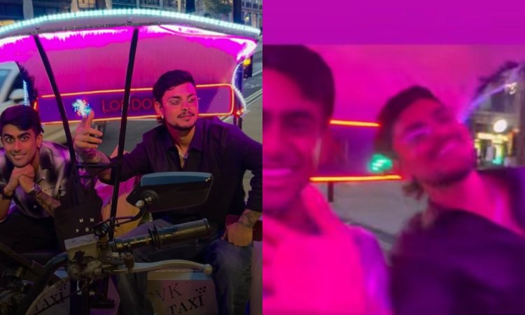 VIDEO: इंग्लैंड की सड़कों पर ईशान किशन ने दिखाया देसी स्वैग, रिक्शा पर बैठे गाया भोजपुरी गाना VIDEO: इंग्लैंड की सड़कों पर ईशान किशन ने दिखाया देसी स्वैग, रिक्शा पर बैठे गाया भोजपुरी गाना