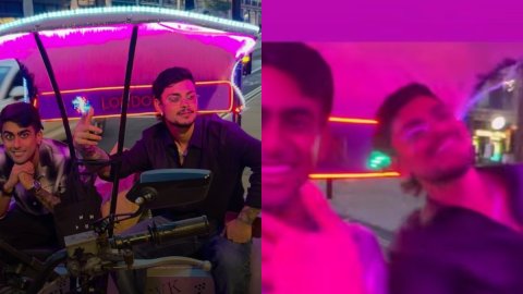 VIDEO: इंग्लैंड की सड़कों पर ईशान किशन ने दिखाया देसी स्वैग, रिक्शा पर बैठे गाया भोजपुरी गाना