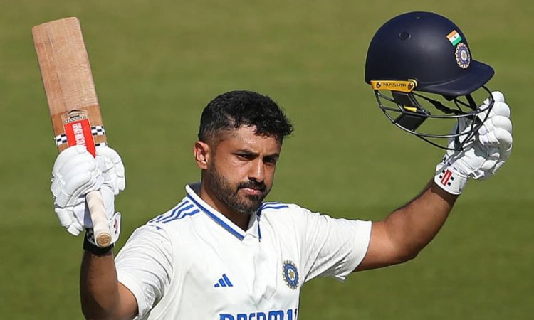 காயத்தை சந்தித்த கருண் நாயர்; பின்னடைவை சந்திக்கும் இந்தியா