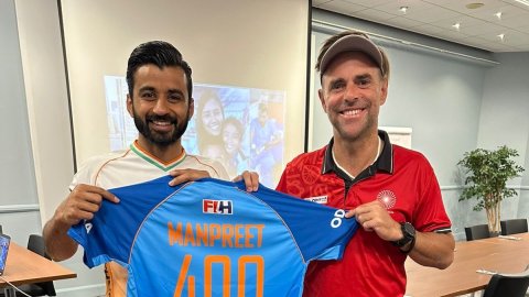 Manpreet becomes second-highest capped Indian men’s player of all time with 400 international caps
