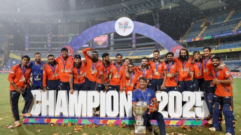 Mumbai South Central Maratha Royals crowned T20 Mumbai League 2025 champions