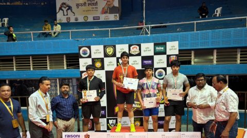 Nagpur hosts successful U-15 National Wrestling Championship, over 50 wrestlers disqualified for ove