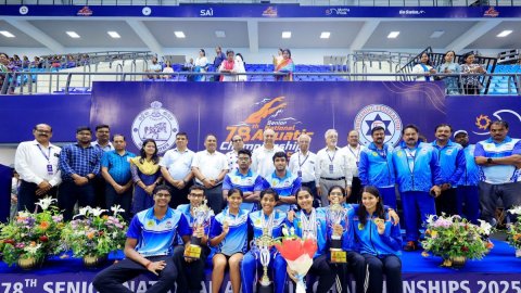 National Aquatics: Shaon Ganguly sets meet record in 400m IM; Karnataka tops medal tally