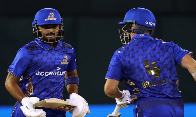 MLC 2025: Monank Patel's 93 enters record-book as MI New York beat Seattle Orcas by 7 wickets! எம்எல்சி 2025: சியாட்டில் ஆர்காஸை வீழ்த்தி முதல் வெற்றியைப் பெற்றது எம்ஐ நியூயார்க்!