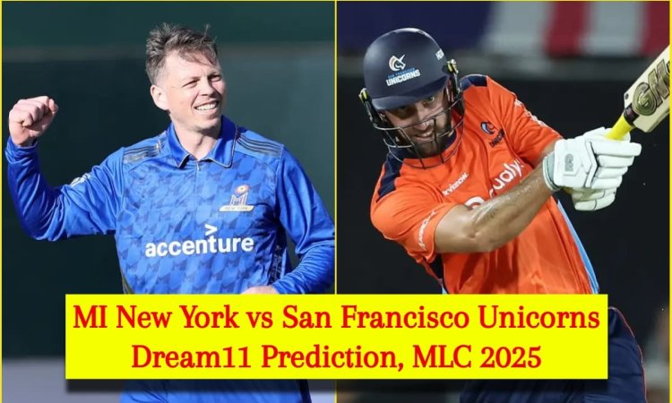 NY vs SF Dream11 Prediction, MLC 2025: माइकल ब्रेसवेल या मैथ्यू शॉर्ट, किसे बनाएं कप्तान? यहां देखें NY vs SF Dream11 Prediction, MLC 2025: माइकल ब्रेसवेल या मैथ्यू शॉर्ट, किसे बनाएं कप्तान? यहां देखें
