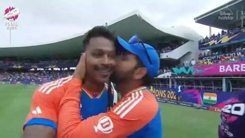 'वो मेरा आदमी है', रोहित शर्मा ने बताया कि टी-20 WC जीत के बाद हार्दिक पांड्या को क्यों चूमा?