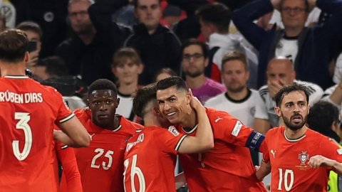Ronaldo scores as Portugal sink hosts Germany in Nations League SF