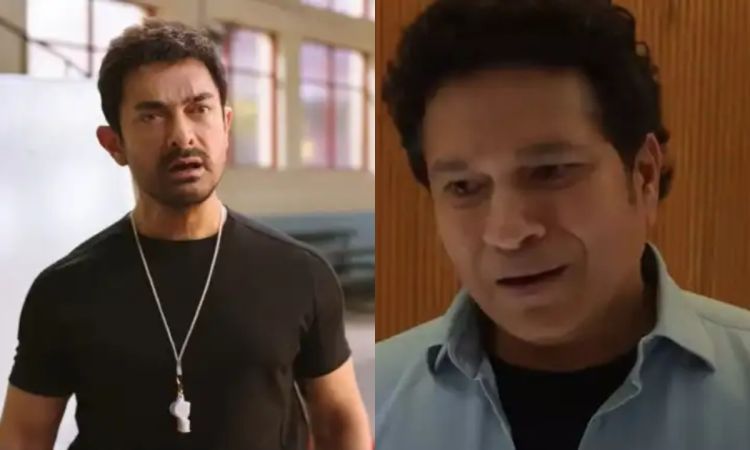 Sachin Tendulkar and Aamir Khan Sachin Tendulkar and Aamir Khan