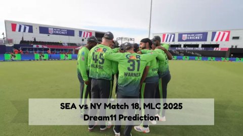 SEA vs NY Dream11 Prediction Match 18, MLC 2025