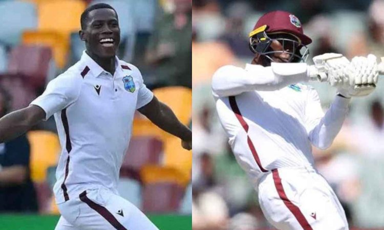 West indies pacer Shamar Joseph creates history In first test vs aus சர்வதேச டெஸ்ட் கிரிக்கெட்டில் சாதனை படைத்த ஷமார் ஜோசப்!