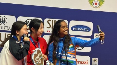 Shooting WC: Elavenil improves record, bags air rifle bronze for India’s first medal in Munich
