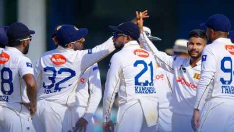 2nd Test, Day 2: Bangladesh fall for 247 runs; Sri Lanka off to a solid start 83/0 at Lunch 2nd Test, Day 2: 247 ரன்களில் வங்கதேசம் ஆல் அவுட்; இலங்கை அணி வலுவான தொடக்கம்!