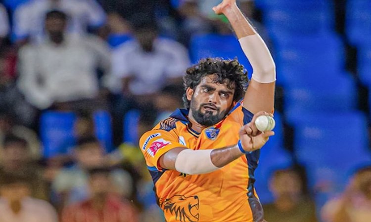 Sonu Yadav becomes the sixth player to clinch a hat-trick in the TNPL! டிஎன்பிஎல் 2025: ஹாட்ரிக் விக்கெட்டுகளை வீழ்த்திய சோனு யாதவ்- காணொளி