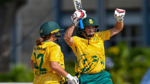 WIW vs SAW, 1st T20I: Tazmin Brits unbeaten 98 help South Africa came on top in the first T20I again WIW vs SAW, 1st T20I: டஸ்மின் பிரிட்ஸ் அதிரடியில் விண்டீஸை வீழ்த்தியது தென் ஆப்பிரிக்கா!
