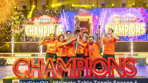 UTT Season 6: U Mumba TT clinch maiden title with 8-4 win over Jaipur Patriots
