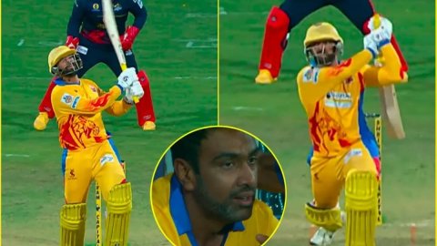 Varun Chakravarthy Finishes Match Like Ms Dhoni Smashed Six And Four In Last Over Tnpl 2025 டிஎன்பிஎல்: திண்டுக்கல் டிராகன்ஸின் ஃபினிஷராக மாறிய வருண் சக்ரவர்த்தி - காணொளி!