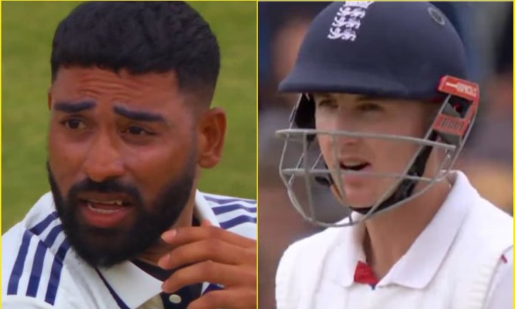 LIVE MATCH में मचा बवाल, हेडिंग्ले टेस्ट में हैरी ब्रूक और मोहम्मद सिराज के बीच हुई लड़ाई; देखें VID LIVE MATCH में मचा बवाल, हेडिंग्ले टेस्ट में हैरी ब्रूक और मोहम्मद सिराज के बीच हुई लड़ाई; देखें VID