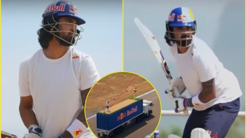 'फ्लावर नहीं फायर ये है', KL Rahul ने ट्रक पर खड़े होकर मारा 110 मीटर लंबा मॉन्स्टर छक्का, आप भी देख