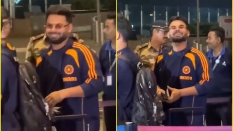 'रोहित भाई गार्डन में...', सोशल मीडिया पर VIRAL हुआ ऋषभ पंत का फनी VIDEO; फैन के सवाल का दिया था मज़ 'रोहित भाई गार्डन में...', सोशल मीडिया पर VIRAL हुआ ऋषभ पंत का फनी VIDEO; फैन के सवाल का दिया था मज़