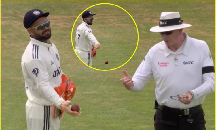 Rishabh Pant को आया भयंकर गुस्सा, अंपायर ने नहीं मानी बात तो फेंक दी बॉल; देखें VIDEO