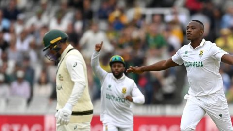 WTC Final: Australia’s lead surge to 100 despite Rabada’s double strikes at tea