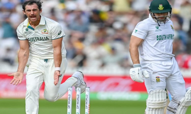 WTC Final, Day 1: Australian pacers rattle South Africa’s top order in the final session WTC Final, Day 1: ஆதிக்கம் செலுத்தும் பந்துவீச்சாளர்கள்; பேட்டர்கள் தடுமாற்றம்!