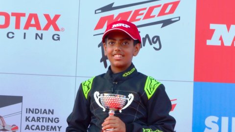 Yatharth Gaur becomes first Mini Max Meritus Cup karting champion