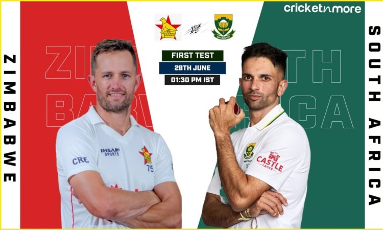 ZIM vs SA 1st Test Dream11 Prediction: वियान मुल्डर को बनाएं कप्तान, ये 4 ऑलराउंडर ड्रीम टीम में करे ZIM vs SA 1st Test Dream11 Prediction: वियान मुल्डर को बनाएं कप्तान, ये 4 ऑलराउंडर ड्रीम टीम में करे
