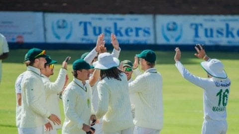 2nd Test, Day 2: Mulder’s Monumental 367 Lights Up Day As South Africa Tightens Grip Over Zimbabwe 2nd Test, Day 2: வியான் முல்டர் அபாரம்; தோல்வியைத் தவிர்க்க போராடும் ஜிம்பாப்வே!