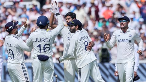3rd Test: Washington takes 4-22, India need 193 to win and go 2-1 up in the series