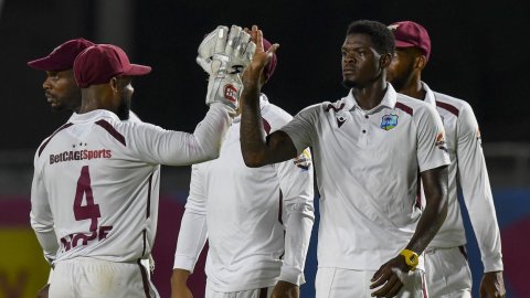 Australia tour of West Indies 2025 third test Day 2 report Australia Wobble To 99/6 as West Indies Pace Duo Strikes Back