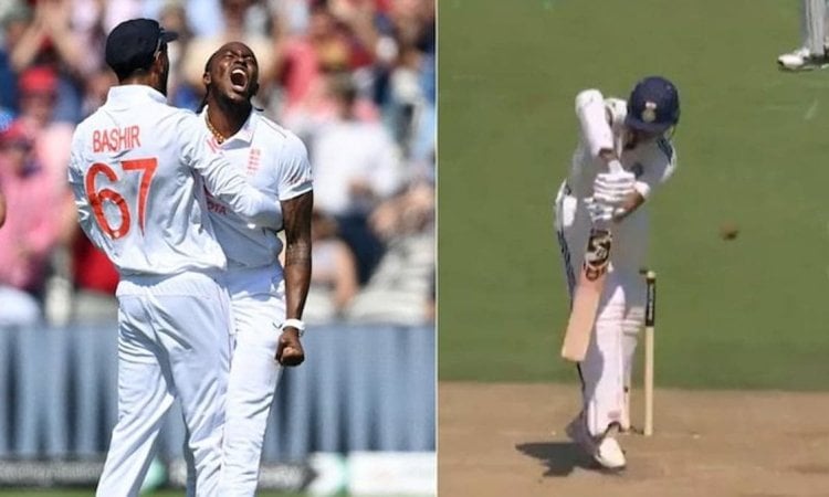 Watch - Archer Shines On Comeback Sends Yashasvi Back On Just His Third Delivery முதல் ஓவரிலேயே விக்கெட் வீழ்த்திய ஜோஃப்ரா ஆர்ச்சர்; காணொளி