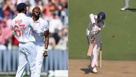 Watch - Archer Shines On Comeback Sends Yashasvi Back On Just His Third Delivery முதல் ஓவரிலேயே விக்கெட் வீழ்த்திய ஜோஃப்ரா ஆர்ச்சர்; காணொளி