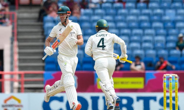 2nd Test, Day 1: Alex Carey and Beau Webster guided Australia to a respectable total 2nd Test, Day 1: ஆஸியை 286 ரன்களில் ஆல் அவுட்டாக்கியது வெஸ்ட் இண்டீஸ்!
