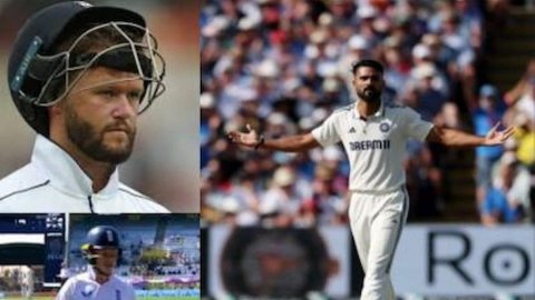First Test Heroes Turned Zero Akash Deep Dismissed Duckett And Pope In The Same Over அடுத்தடுத்து விக்கெட்டுகளை வீழ்த்திய ஆகாஷ் தீப் - காணொளி