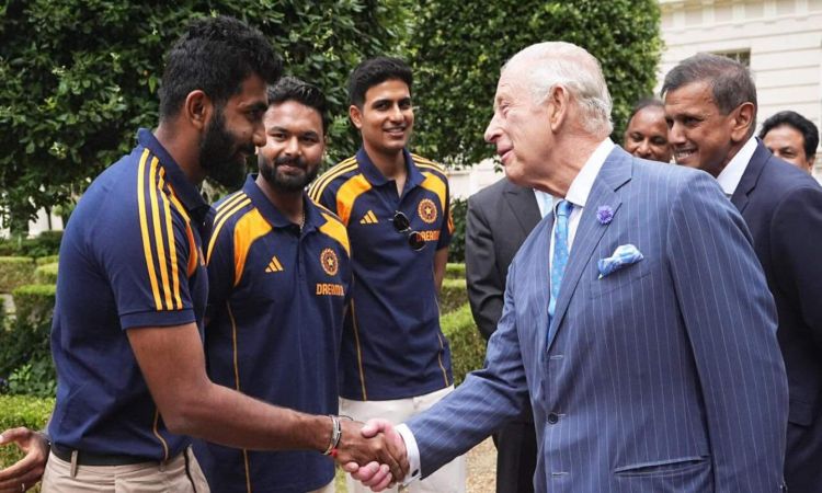 India's cricket stars consoled by King Charles after Lord's defeat