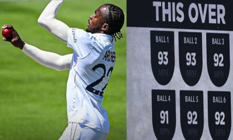 Jofra Archer ने लॉर्ड्स में दिखाया अपनी पेस का खेल, करियर का सबसे तेज़ स्पेल फेंक जडेजा-नितीश को किय