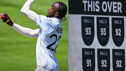 Jofra Archer ने लॉर्ड्स में दिखाया अपनी पेस का खेल, करियर का सबसे तेज़ स्पेल फेंक जडेजा-नितीश को किय