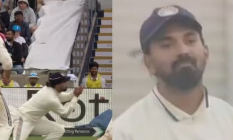 Jadeja की गेंद पर कैच टपकाया KL राहुल ने, फिर उल्टा उन्हीं से कर दी शिकायत; देखिए VIDEO Jadeja की गेंद पर कैच टपकाया KL राहुल ने, फिर उल्टा उन्हीं से कर दी शिकायत; देखिए VIDEO