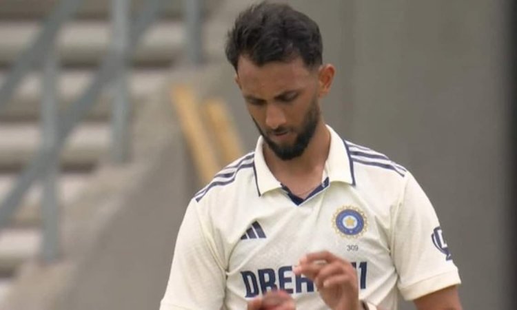 Prasidh Krishna Concedes 23 Runs In An Over To Set An Unwanted Test Record சர்வதேச டெஸ்ட் கிரிக்கெட்டில் மோசமான சாதனை படைத்த பிரஷித் கிருஷ்ணா