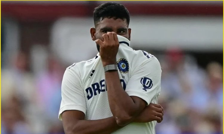 Md Siraj fined for breaching ICC Code of Conduct ஆக்ரோஷம் காட்டிய முகமது சிராஜ்; அபராதம் விதித்த ஐசிசி!
