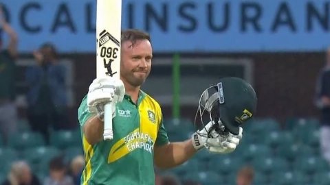 WCL 2025: South Africa Champions beat Australia Champions by 95 runs WCL 2025: மீண்டும் ருத்ரதாண்டவமாடிய ஏபிடி வில்லியர்ஸ்; தென் ஆப்பிரிக்கா சாம்பியன்ஸ் அசத்தல் வெற்றி!