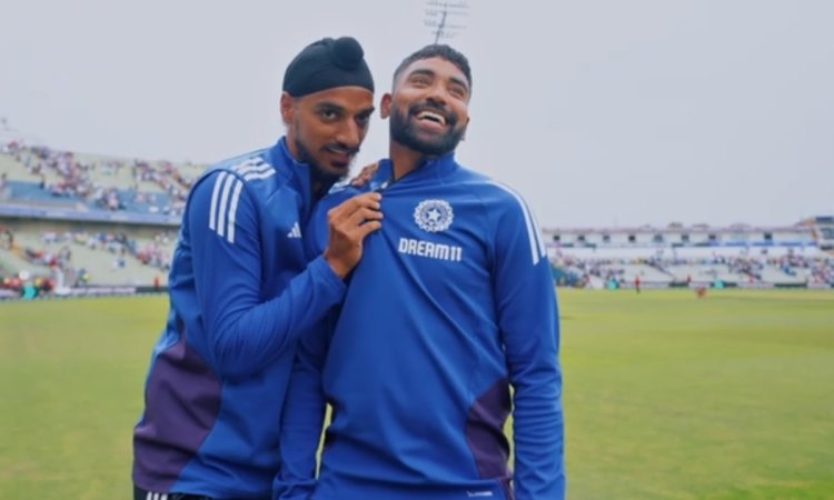 WATCH: अर्शदीप ने किया सिराज का डायलॉग चेंज़, बोला- 'I only believe in myself and Jassi Bhai'