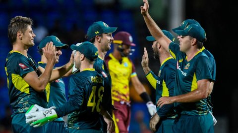 Australia Beat Windies By Three Wickets In Fourth T20I Match