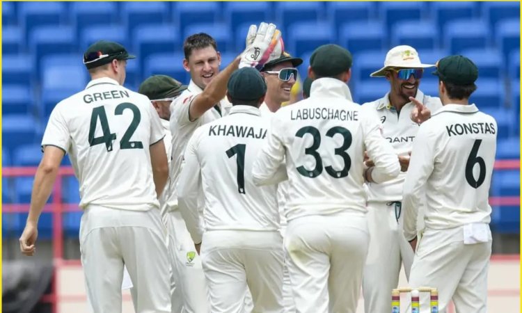 WI vs AUS 2nd Test: ग्रेनाडा टेस्ट में ऑस्ट्रेलियाई ने मचाई धूम, वेस्टइंडीज को 133 रनों से हराकर जीत WI vs AUS 2nd Test: ग्रेनाडा टेस्ट में ऑस्ट्रेलियाई ने मचाई धूम, वेस्टइंडीज को 133 रनों से हराकर जीत