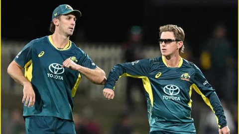 WI vs AUS 1st T20I: ऑस्ट्रेलिया ने जमैका टी20 के लिए किया अपनी प्लेइंग XI का ऐलान, Mitchell Owen करे