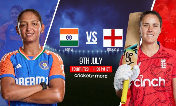 EN-W vs IN-W Dream11 Prediction 4th T20I, India Women tour of England 2025